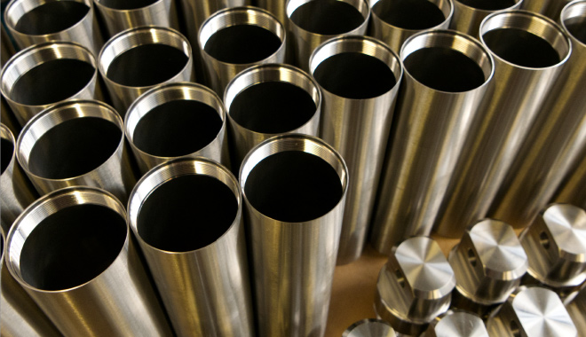 Tubes et vérins en acier inoxydable